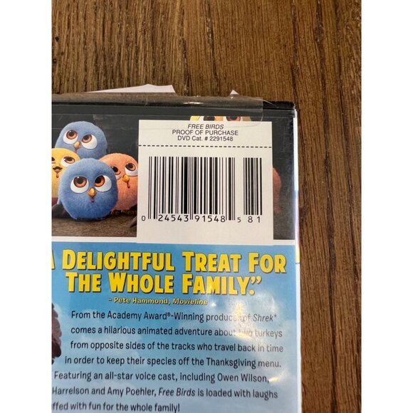 Free Birds DVD Movie With Woody Harrelson & Owen Wilson - Picture 3 of 4